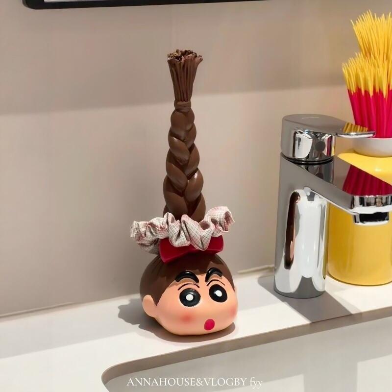 Home Goods Bathroom - Kawaii Crayon Shin Chan Lange Vlecht