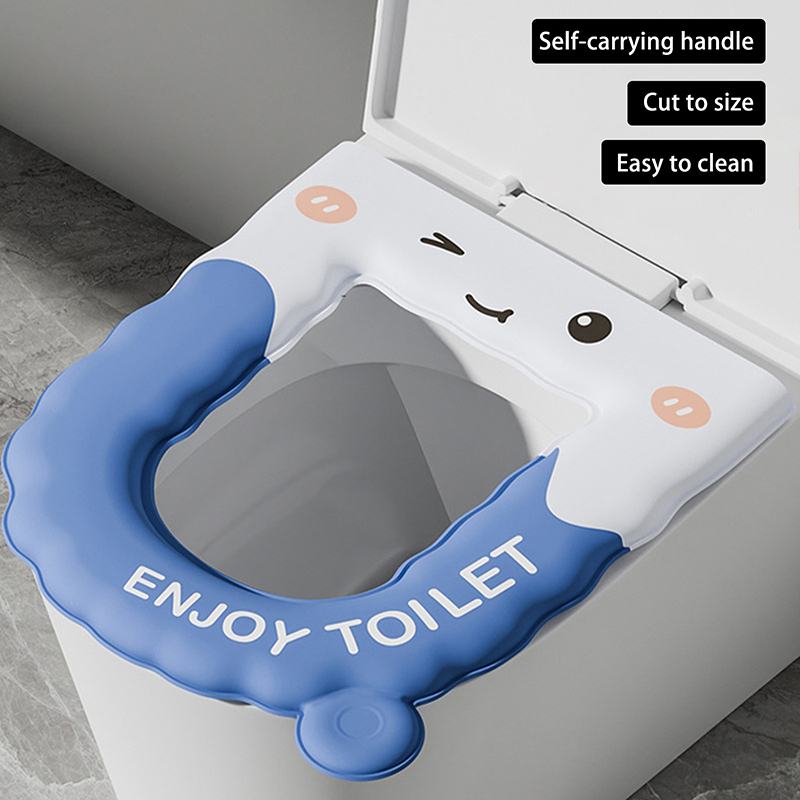 Home Bathroom Accessories - Herbruikbare waterdichte toiletbrilhoes Wasbare hoes Pads