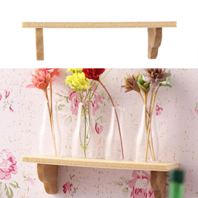 Home Bathroom Accessories - 1 stks 1:12 Poppenhuis Houten Wandplank
