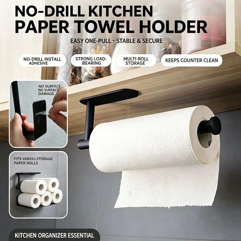 Home Bathroom Paper Towels - Papierrolhouder Handdoekenrek Hangende Plank Badkameropslag Toiletrek