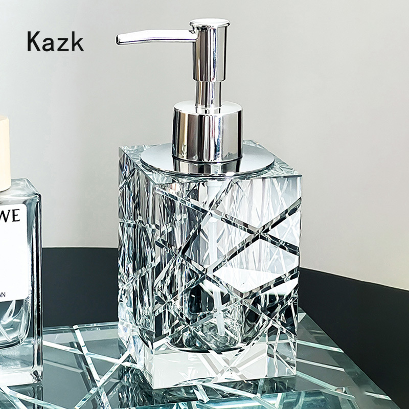 Home Bathroom Glass - Kristal Snijglas Shampoo Fles Badkamer Accessoires