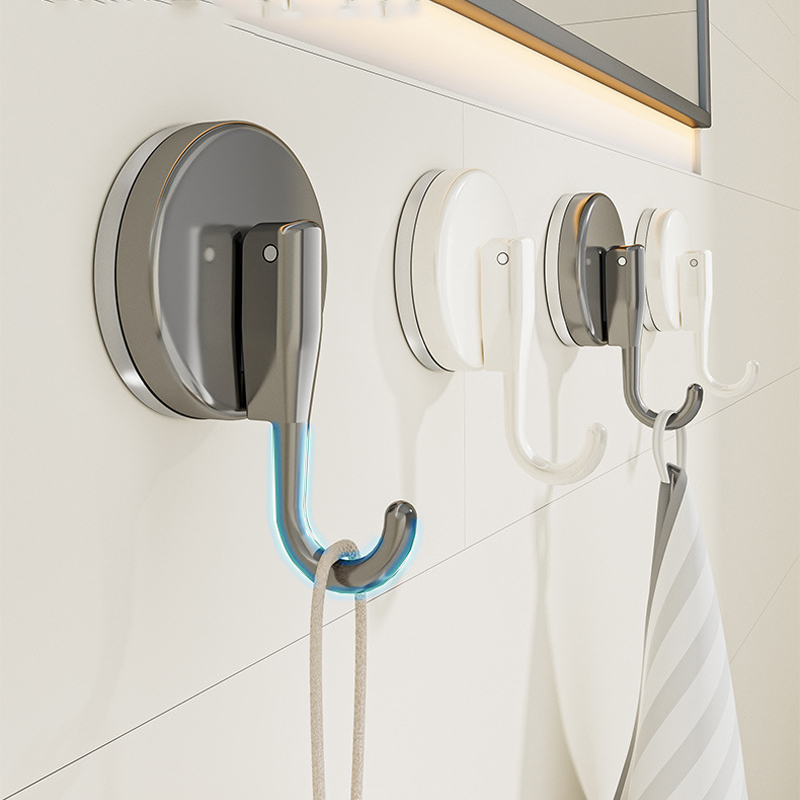 Home Bathroom Equipment - Zuignaphaken Ponsvrij Multifunctionele hangende sleutel Kledinghaak