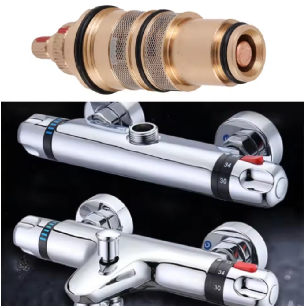 Home Bathroom Repair - Messing douche thermostatische cartridge vervangingsset -