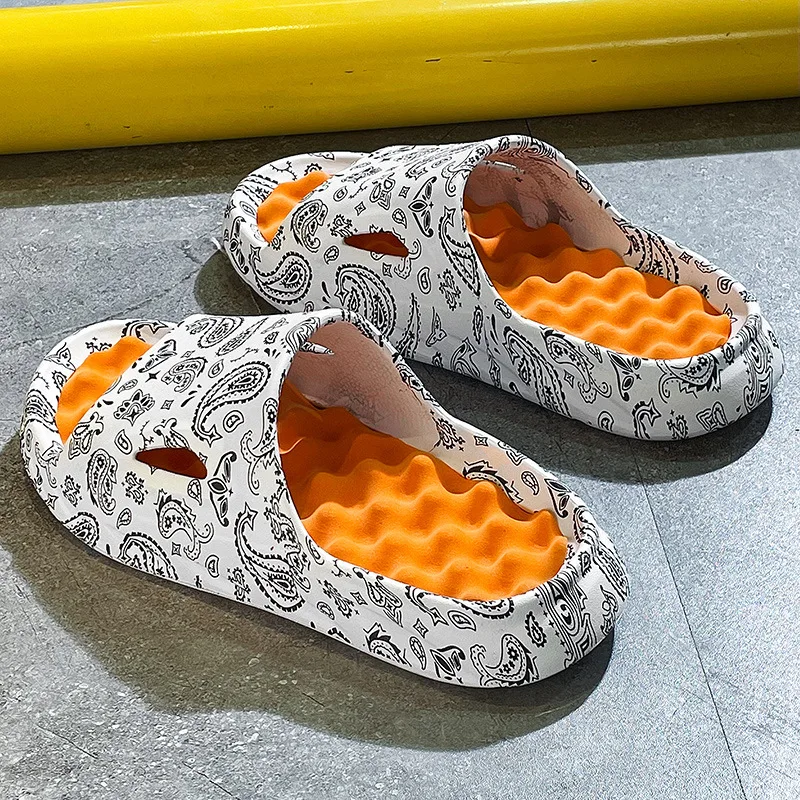 Home Bathroom Trends - Zomer Heren Massage Strandschoenen Printen Sandalen