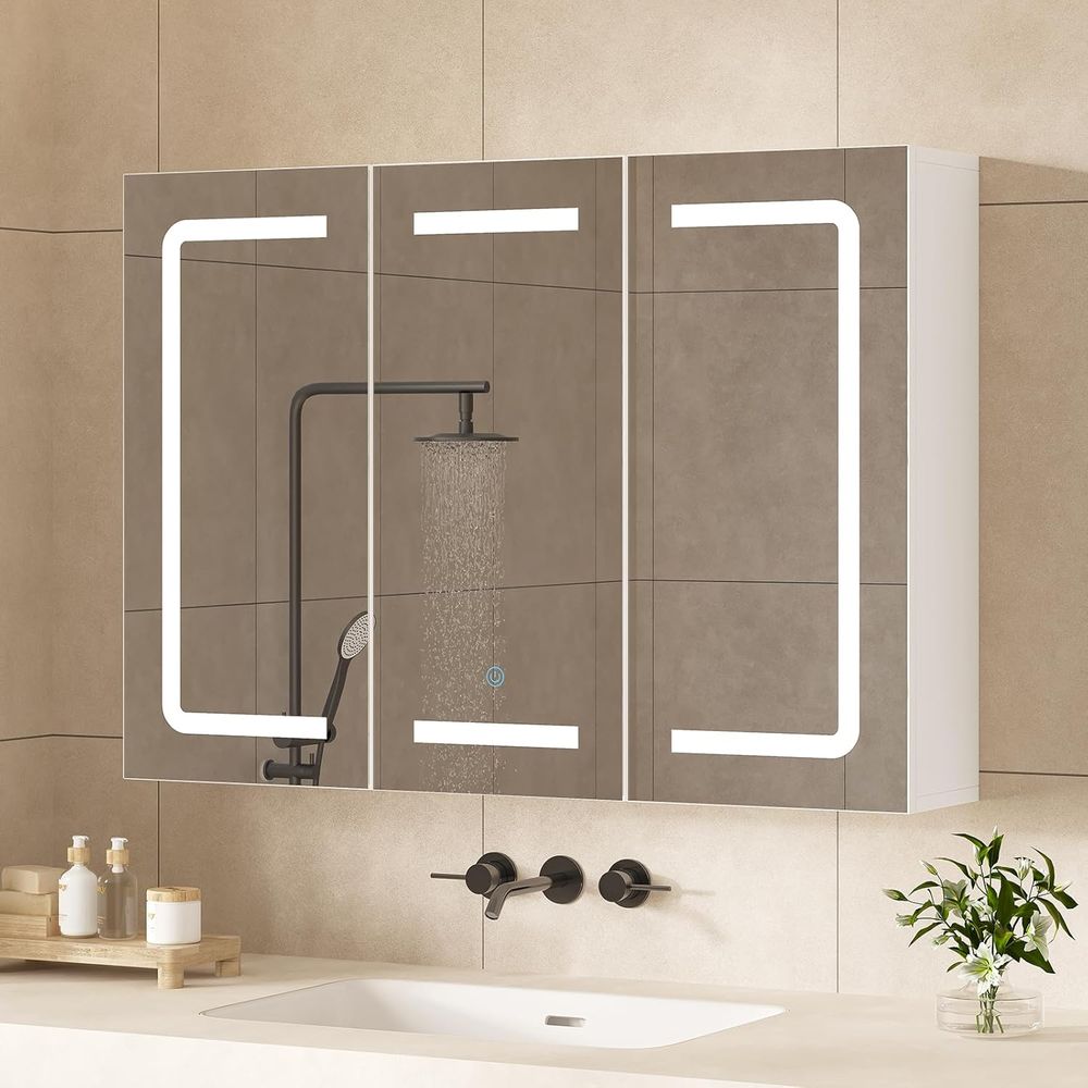 Home Bathroom Mirror - Medicijnkastje met spiegel, verlichte badkamer medicijnkastje