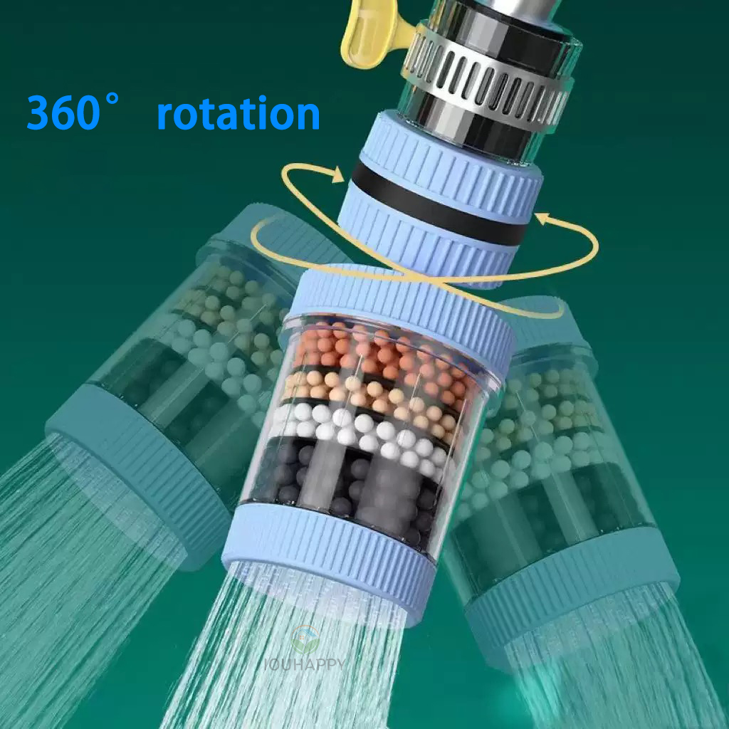 Home Bathroom Water Filter - 6-laags kraanwaterfilter Universele douchekraan Kraanreiniger Spatwaterdichte
