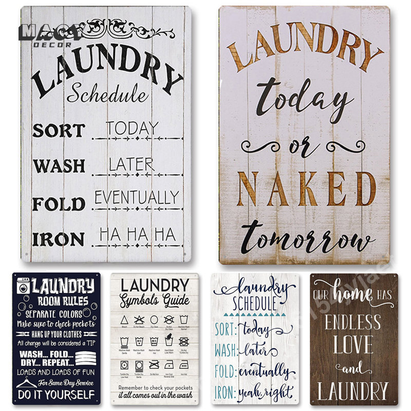 Slogan Metalen Tin Bord Wasrui - Home Bathroom Wall Decor recensie en prijs