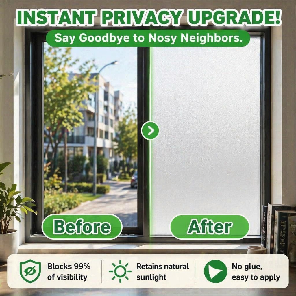 Mat glazenfolie voor privacy,  - Home Bathroom Glass recensie en prijs