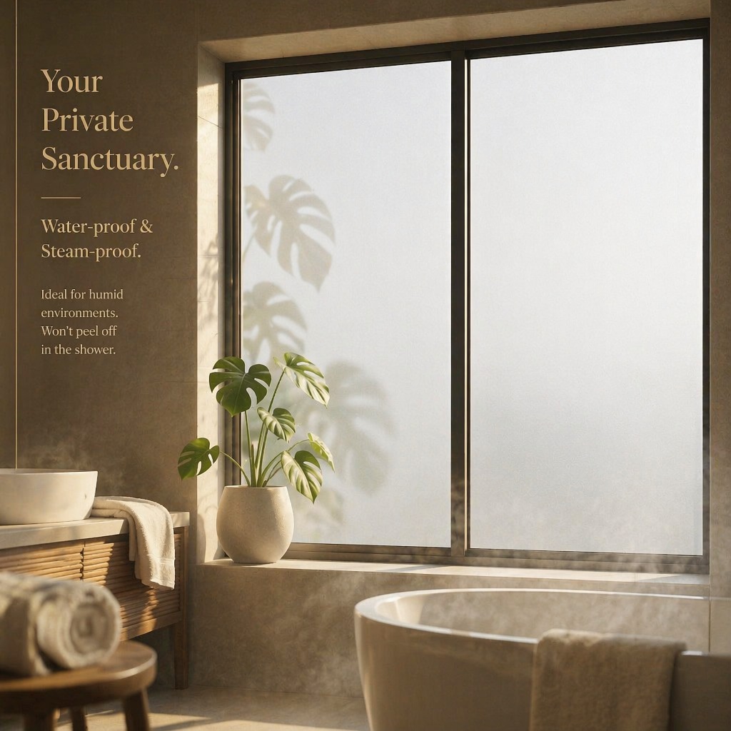 Mat glazenfolie voor privacy,  - Home Bathroom Glass recensie en prijs
