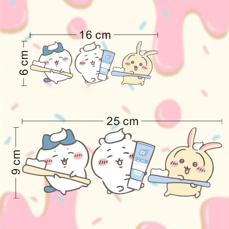 Hot Chiikawa spiegelstickers s - Home Bathroom Accessories recensie en prijs