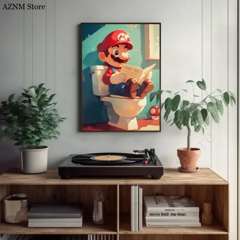 Grappige Badkamer Cartoon Vide - Home Bathroom Toilet recensie en prijs