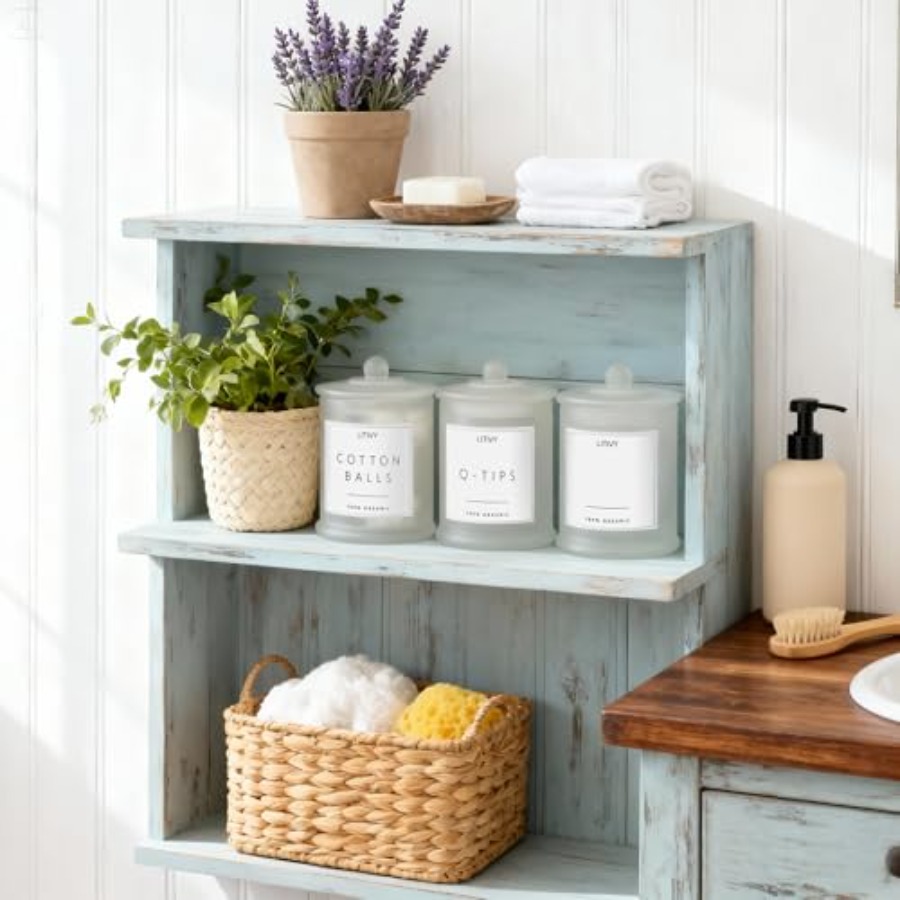 4-delige badkamerorganizers en - Home Bathroom Glass recensie en prijs
