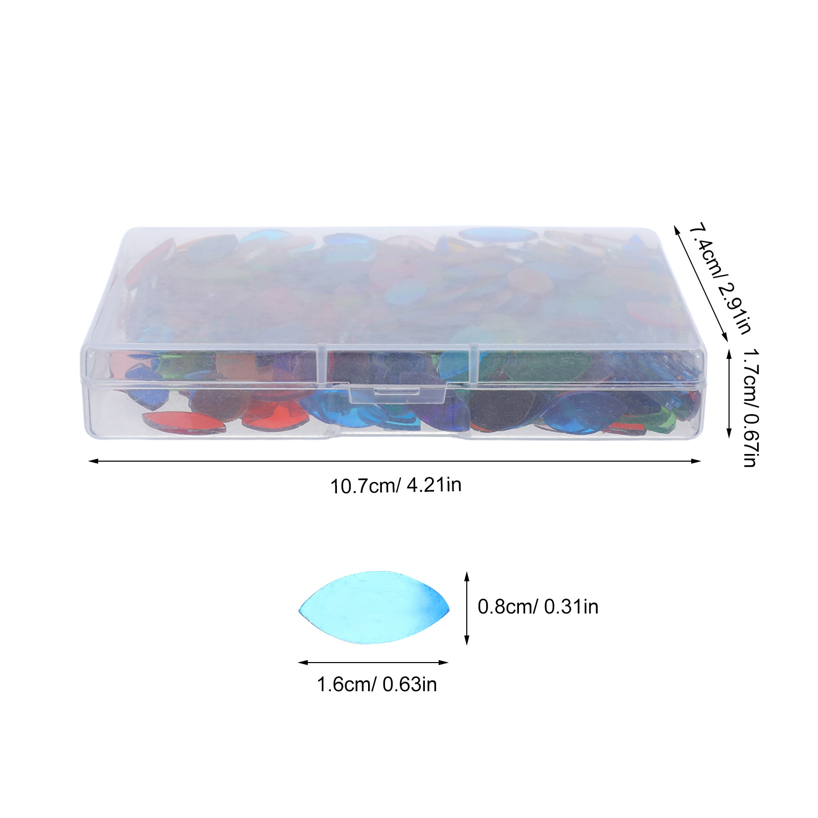 443 stuks bladglasmozaïektegel - Home Bathroom Glass recensie en prijs