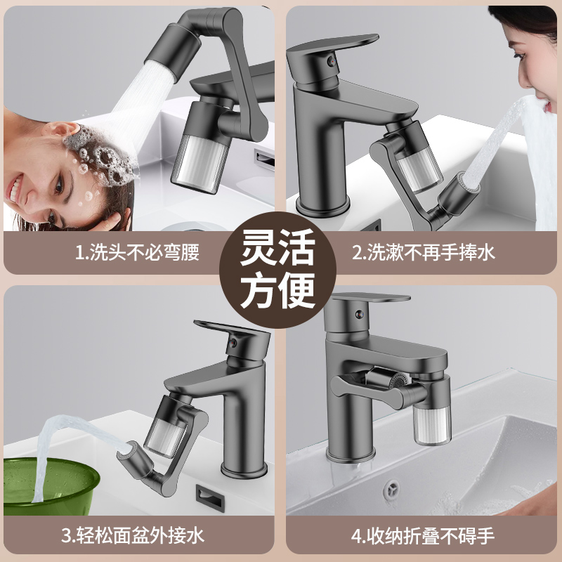 Nieuw Zwart 1440 °   Draaibaar - Home Bathroom Water Filter recensie en prijs