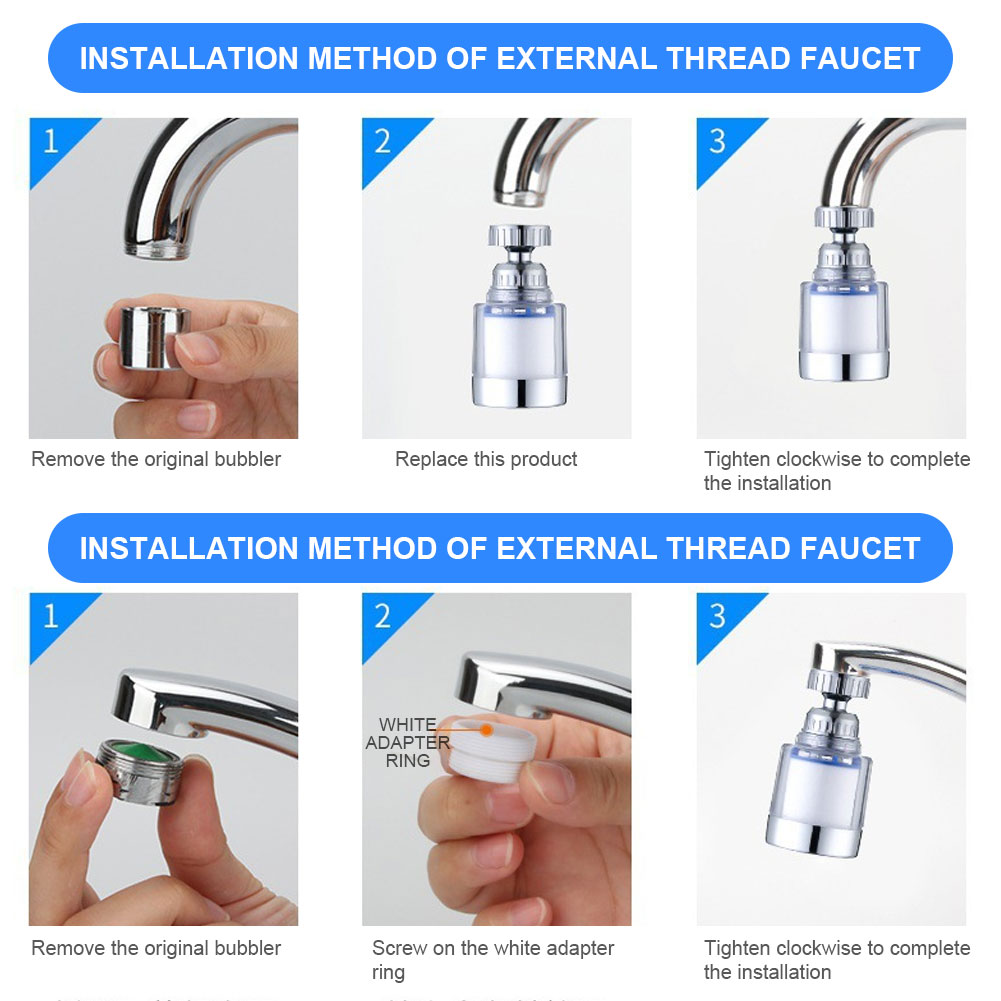 Kraanfilterelementen Waterzuiv - Home Bathroom Water Filter recensie en prijs