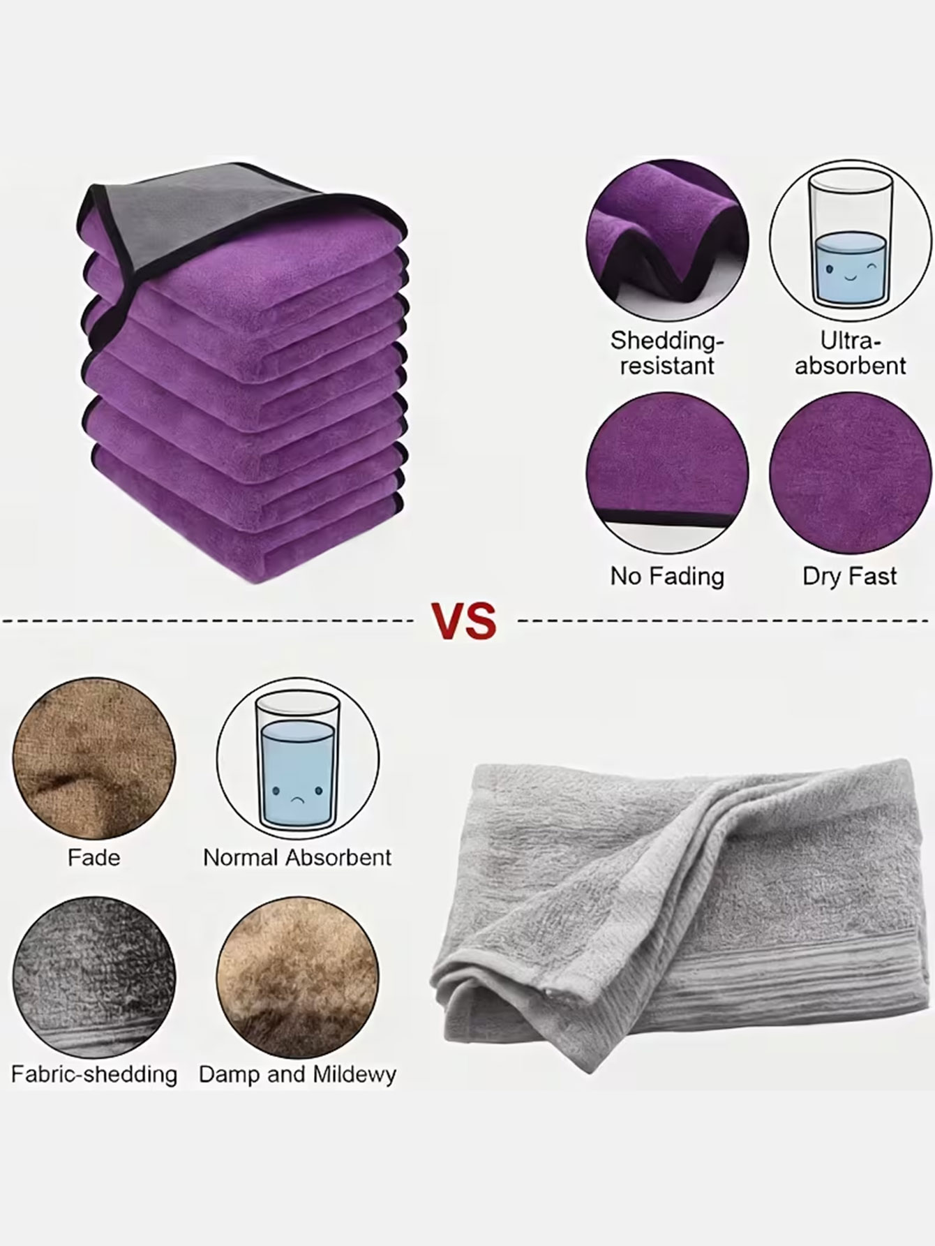 10-pack dubbelzijdige microvez - Home Bathroom Glass recensie en prijs