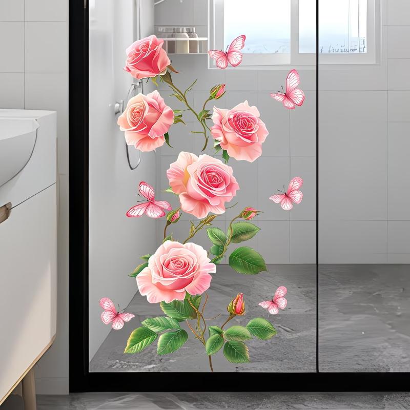 Verwijderbare glazen rozenstic - Home Bathroom Glass recensie en prijs