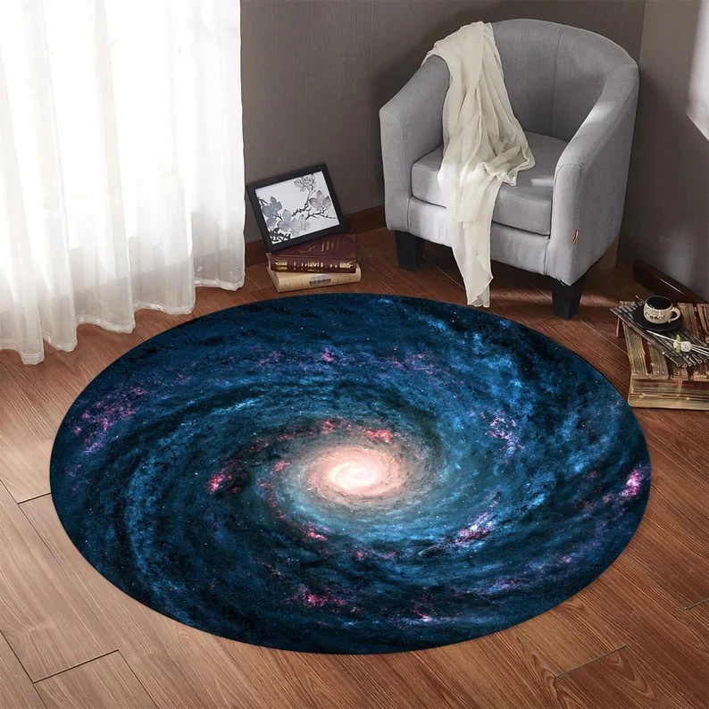 2D ijsbeer rond vloerkleed ijs - Home Bathroom Trends recensie en prijs