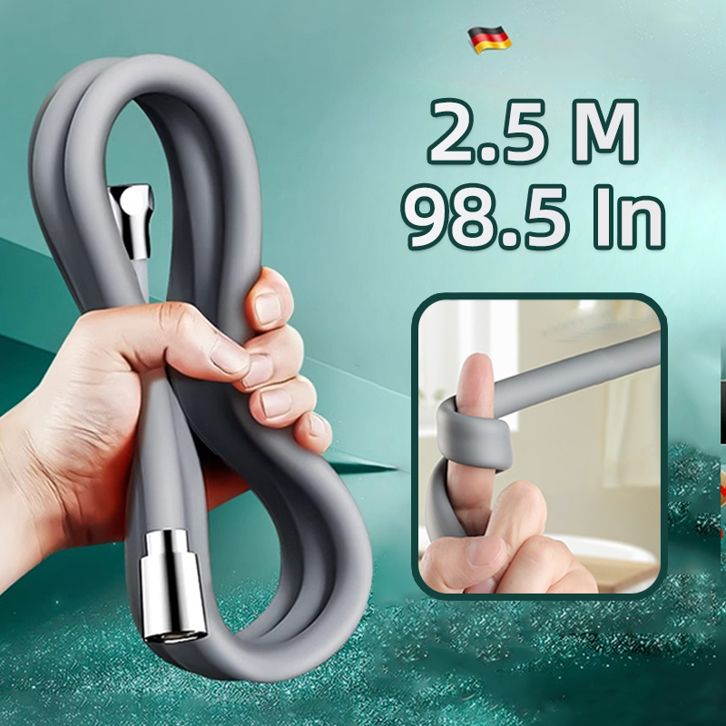 2,5 m grijze extra lange silic - Home Bathroom Equipment recensie en prijs