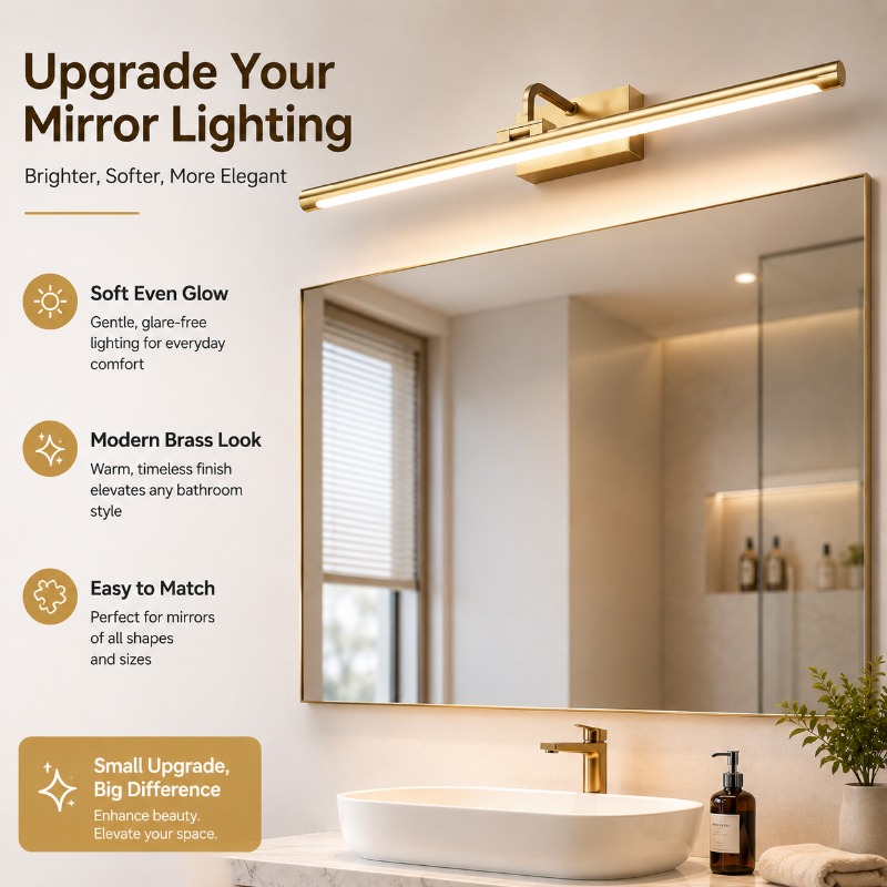 40cm 55cm 70cm Vintage LED Spi - Home Bathroom Mirror recensie en prijs
