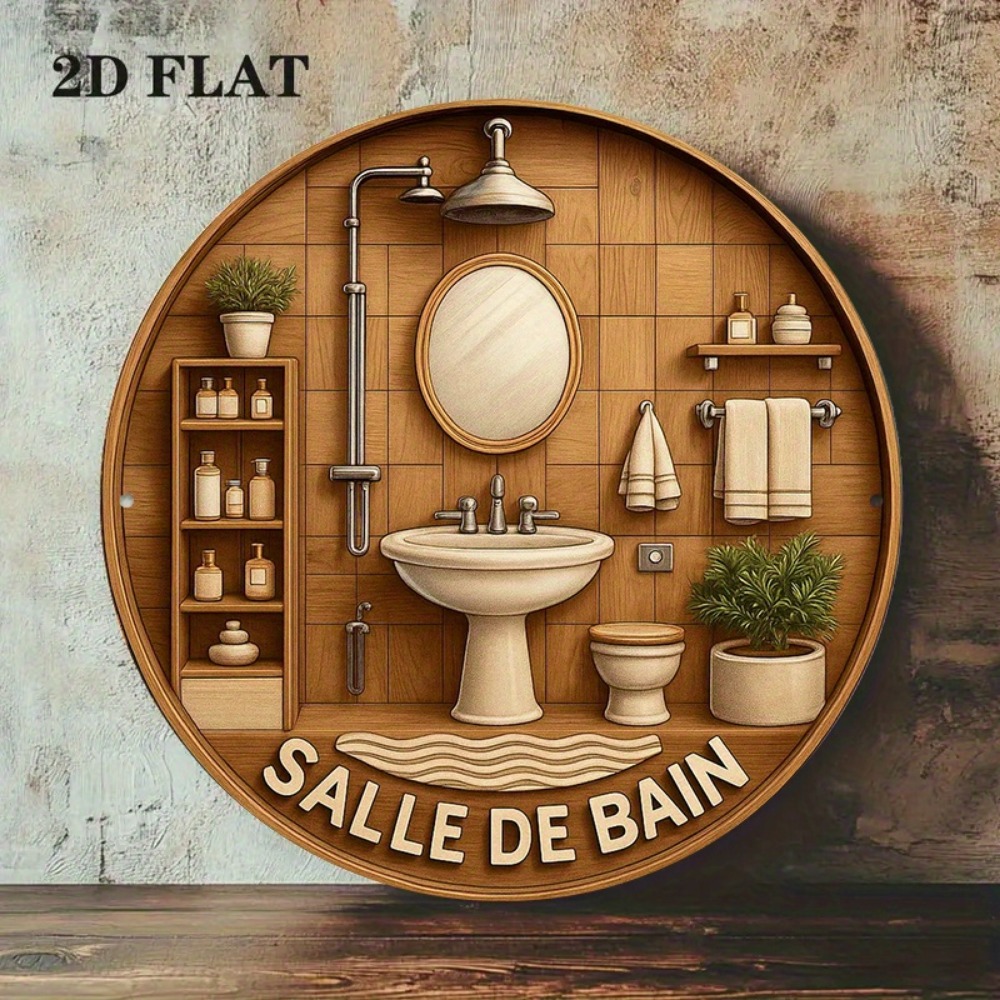 CIFBUY Retro Franse badkamer r - Home Bathroom Wall Decor recensie en prijs