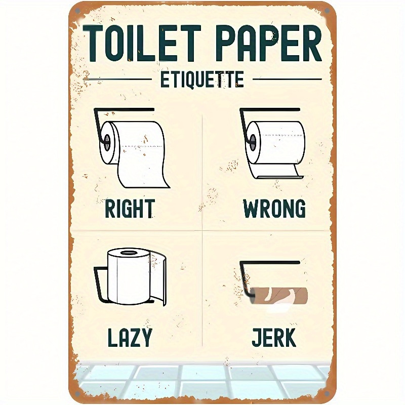 2D aluminium toiletpapier-etiq - Home Bathroom Etiquette recensie en prijs