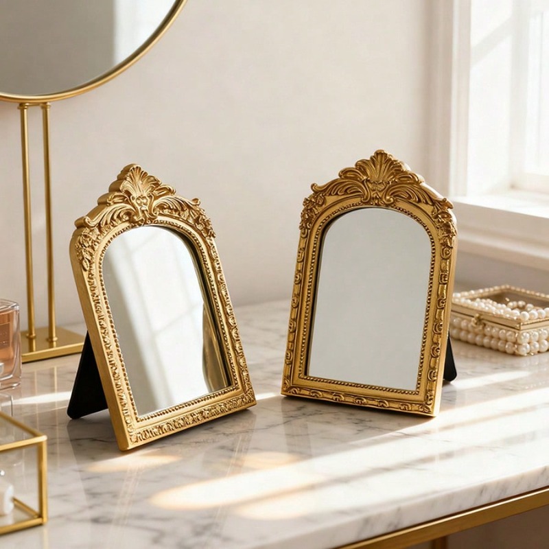 Gebogen gegraveerde decoratiev - Home Living Bathroom Vanity recensie en prijs