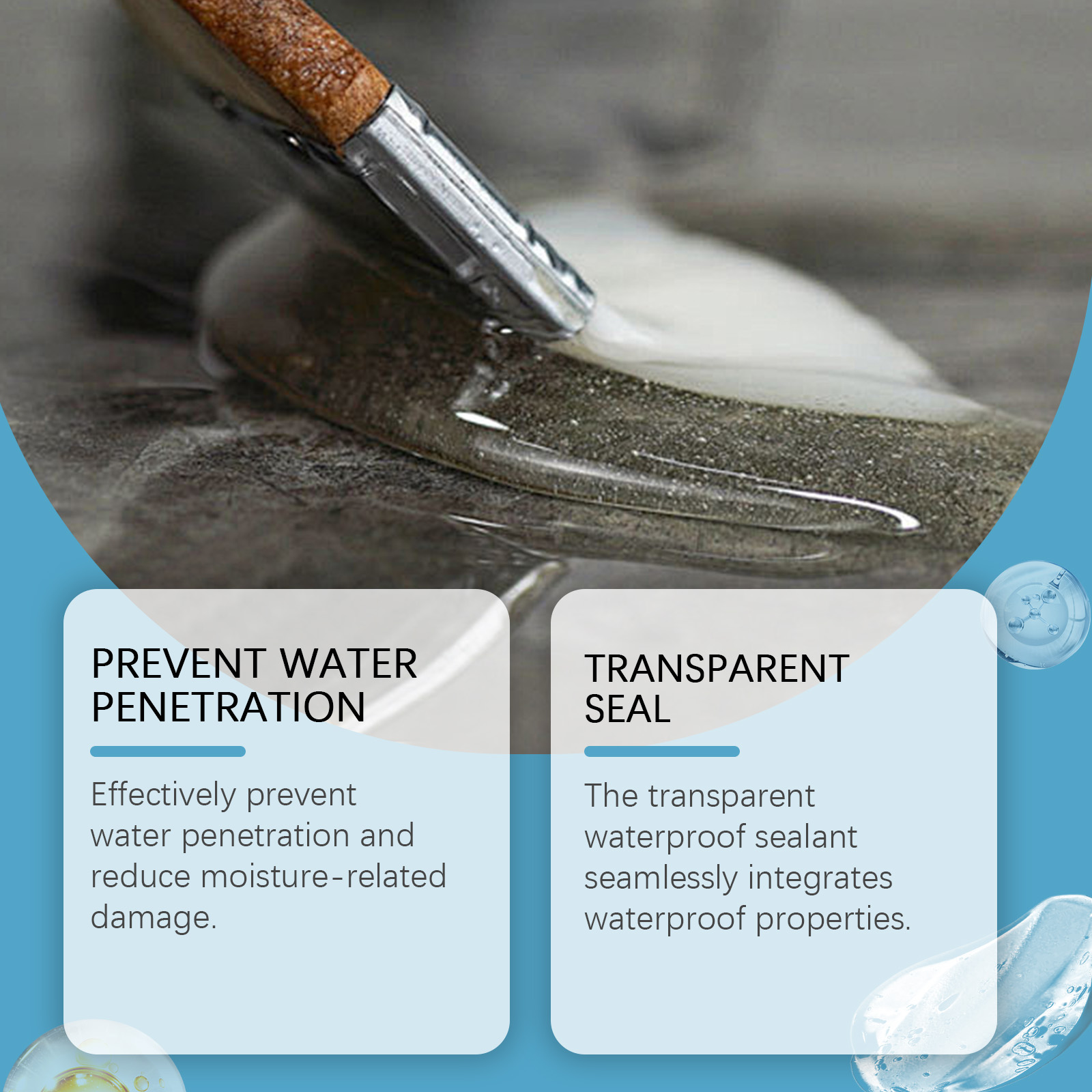 Transparante waterdichte kit g - Home Bathroom Repair recensie en prijs