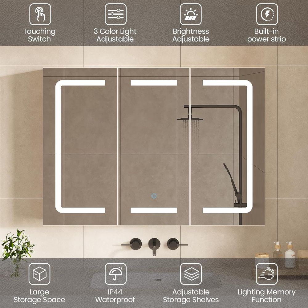 Medicijnkastje met spiegel, ve - Home Bathroom Mirror recensie en prijs