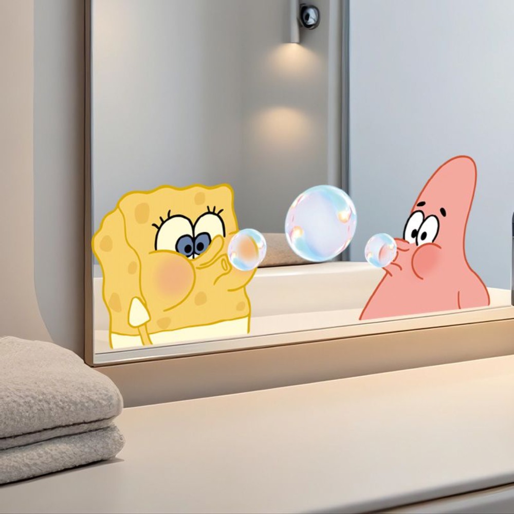 SpongeBob badkamerspiegelstick - Home Bathroom Accessories recensie en prijs