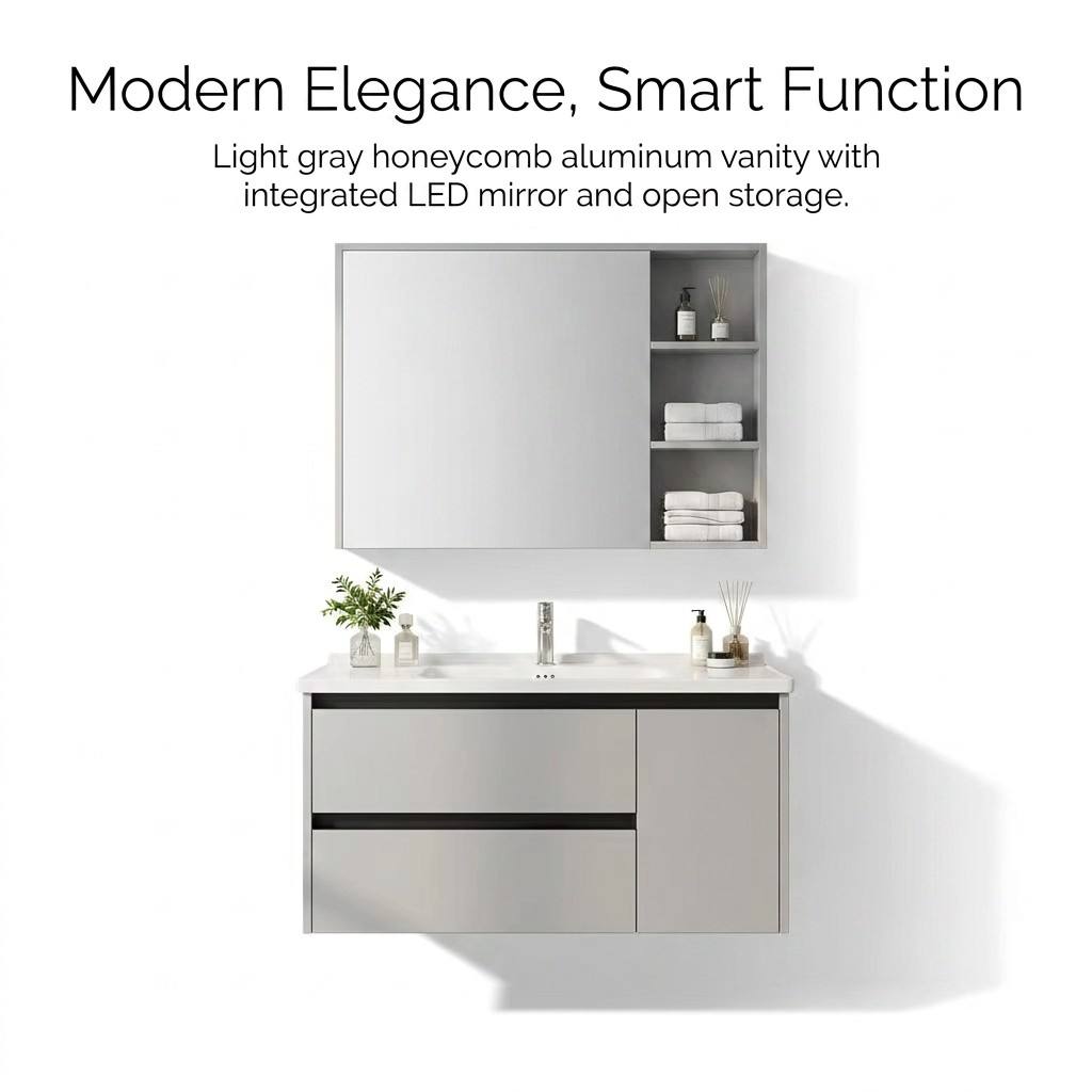 Badkamerkastje Modern Eco-vrie - Home Living Bathroom Vanity recensie en prijs