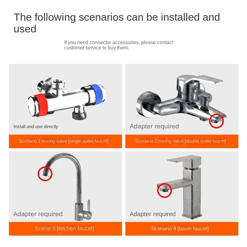 Verstelbare 1/2 inch kraanverl - Home Bathroom Water Filter recensie en prijs