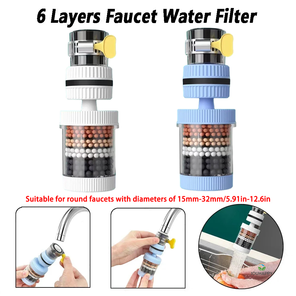 6-laags kraanwaterfilter Unive - Home Bathroom Water Filter recensie en prijs
